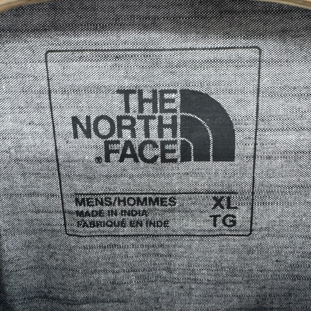 The North Face Shirt‎ Mens XL Grey Colorblock Short Sleeve Button Down Pocket